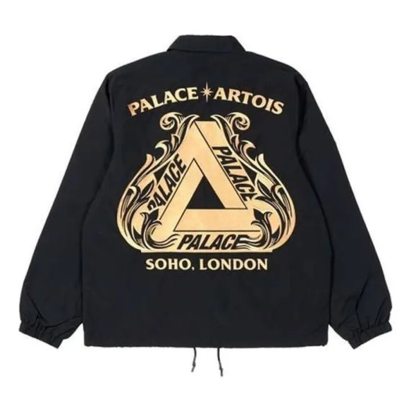 Palace x Stella Artois Coach Jacket 'Black' PAL-SACJ-BLK-21FW sold by KicksCrew