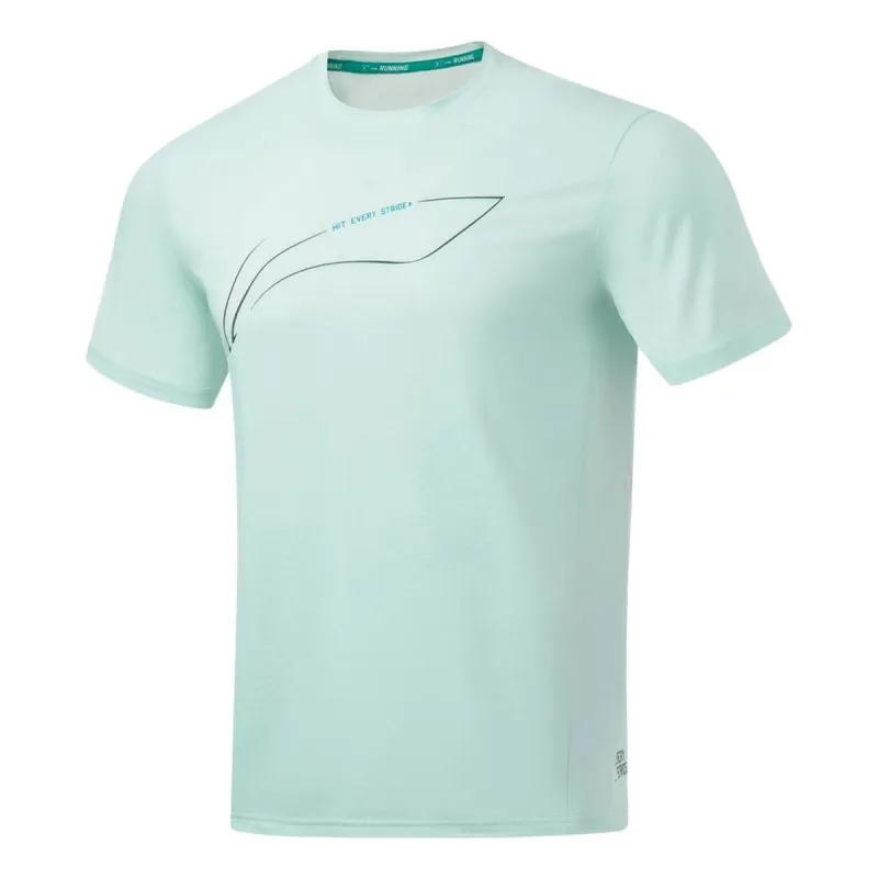 Li-Ning Running T-Shirt 'Green' ATST073-6 sold by KicksCrew