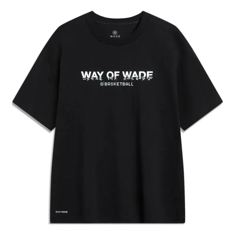 Li-Ning Way Of Wade Short Sleeve T-shirt 'Black' AHST325-1 made by KicksCrew