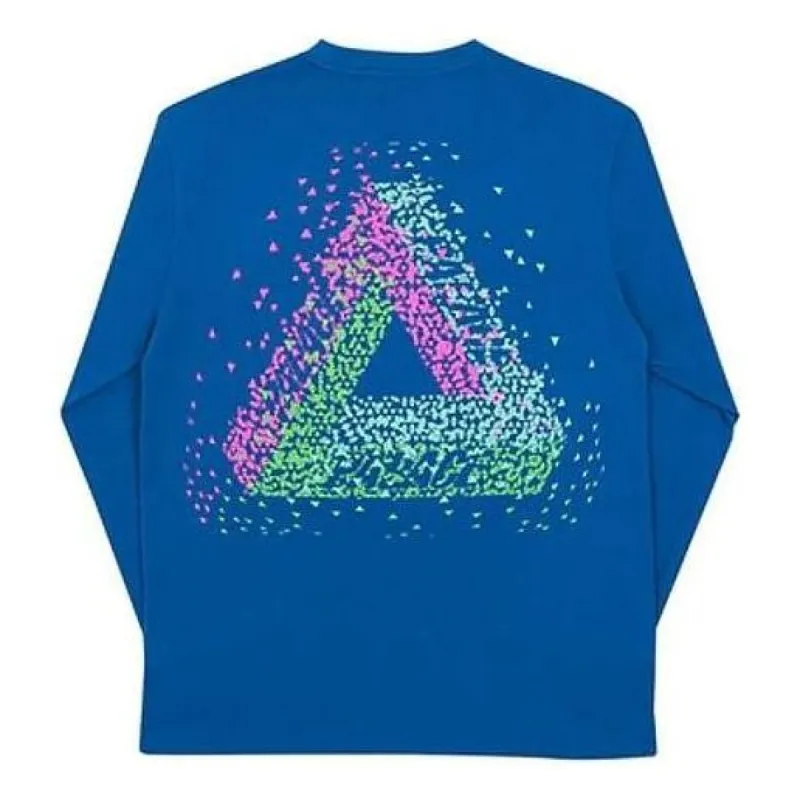 Palace Tri-Flect Long Sleeve Logo Shirt 'Blue' P13LS013 sold by KicksCrew