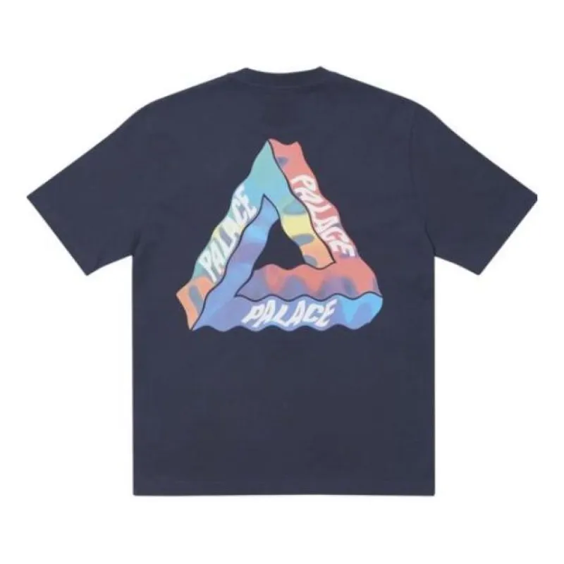 Palace SS22 Tri-visions T-shirt 'Navy' P22TS338 sold by KicksCrew