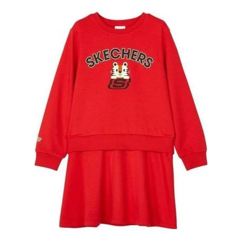 (GS) Skechers CNY Graphic Long Skirt 'Red White Black' L122G034-001W sold by KicksCrew