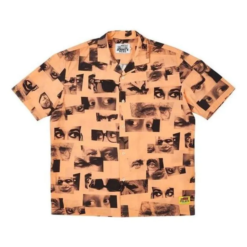 Palace Jimmy Shirt Peach Polo Shirt 'Brown' P22JZSHT001 sold by KicksCrew