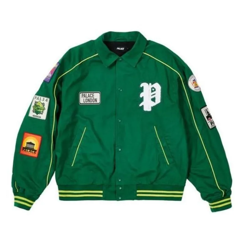Palace SS22 Patches Cotton Bomber Kelly 'Green' P22JK212 sold by KicksCrew