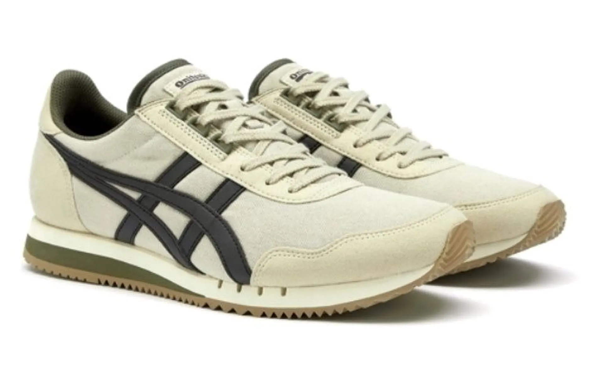 Onitsuka Tiger Dualio Shoes 'Cream Grey Green' 1183A856-201 | Parallel