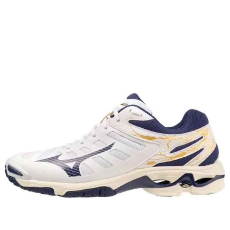 Mizuno Wave Voltage 'White Navy' V1GA216043 sold by KicksCrew