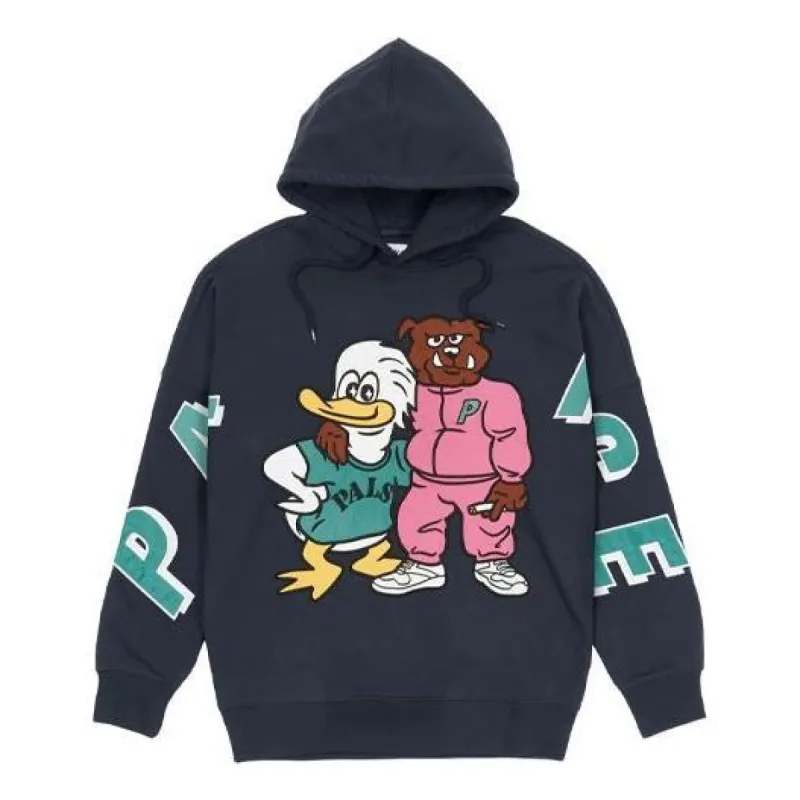 Palace SS22 Dog And Duck Drop Shoulder Hoodie 'Black' P22CS216 sold by KicksCrew