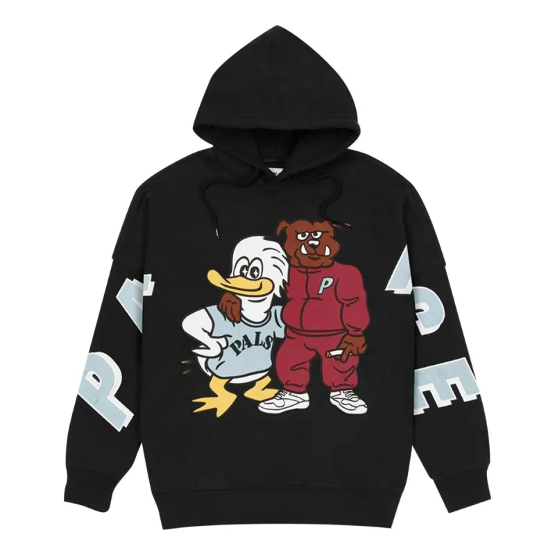 Palace SS22 Dog And Duck Drop Shoulder Hoodie 'Black' P22CS215 sold by KicksCrew