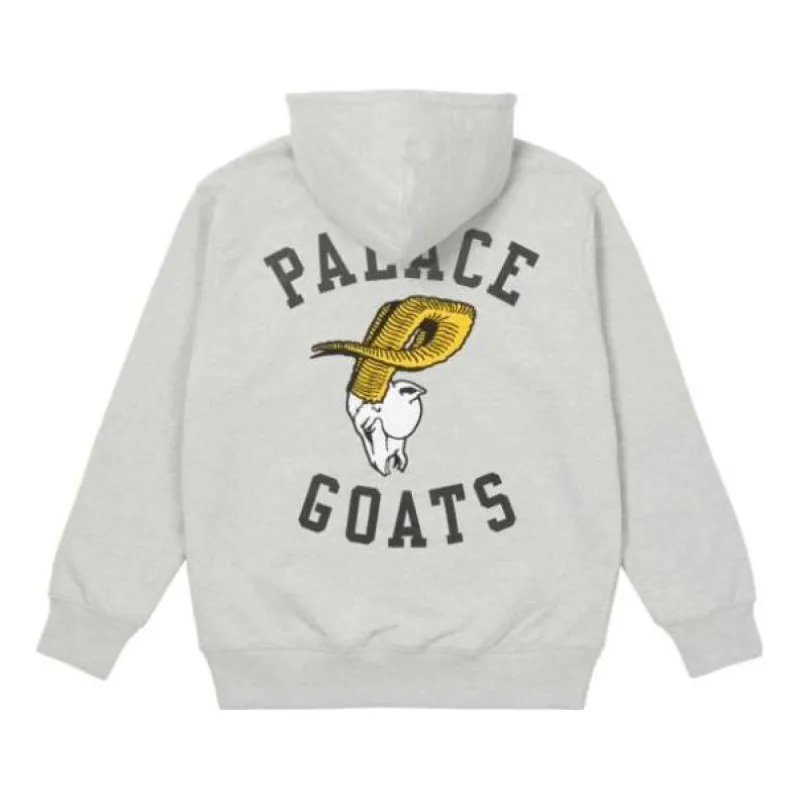Palace SS22 Goats Hoodie 'Grey' P22CS135 sold by KicksCrew