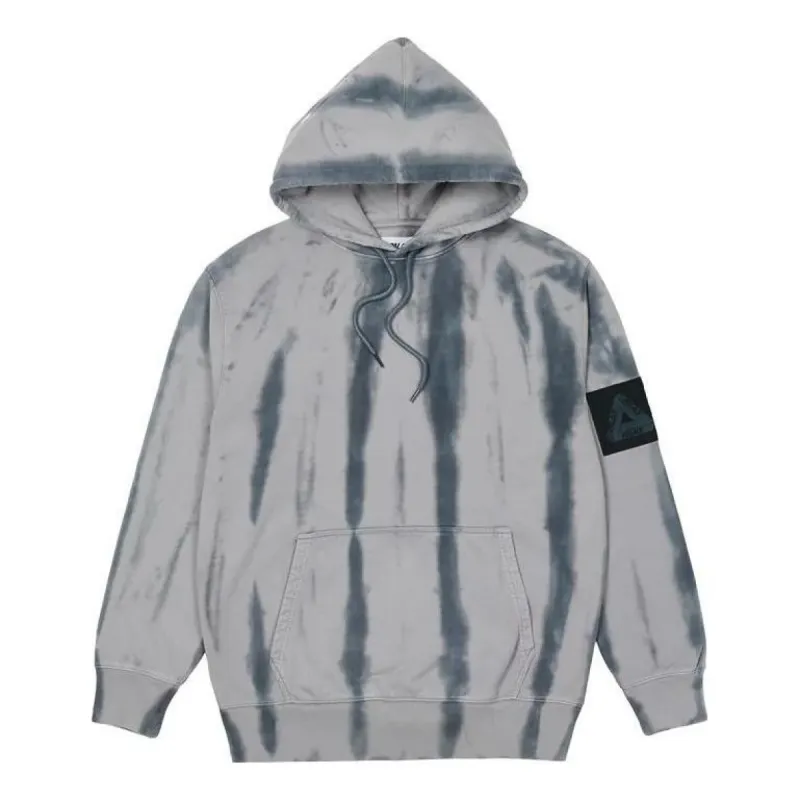 Palace FW22 Zebra Tie Dye Hoodie 'Blue' P22CS092 sold by KicksCrew