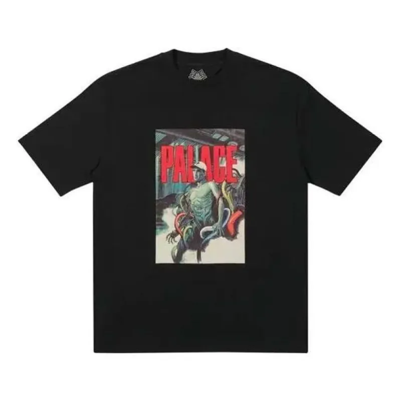 Palace FW21 Mangas Logo T-Shirt 'Black' P21TS172 sold by KicksCrew
