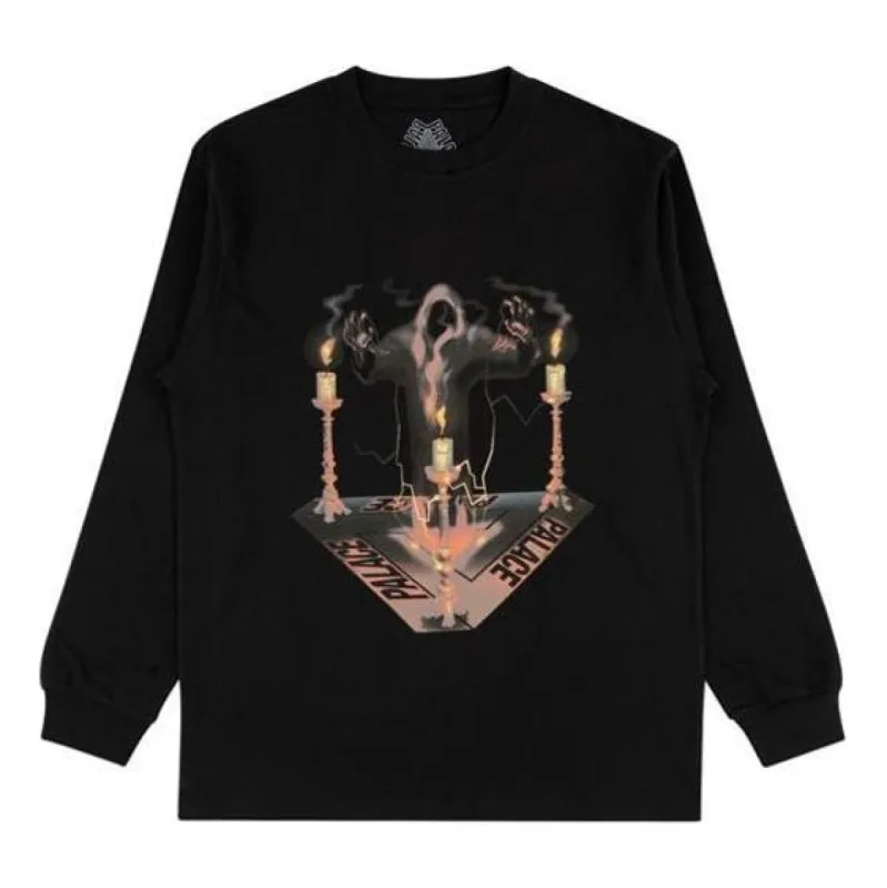 Palace Spooked Long Sleeve 'Black' P15LS030 sold by KicksCrew