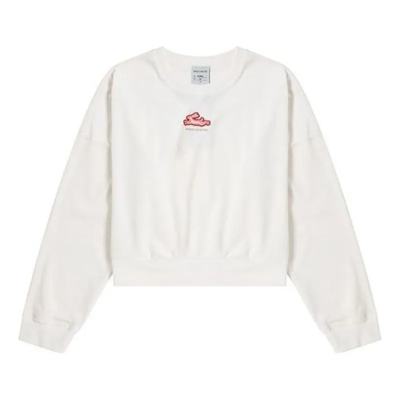 (WMNS) Skechers New Year Collection Casual Long Sleeve T-Shirt 'White Red' L123W007-00PS sold by KicksCrew