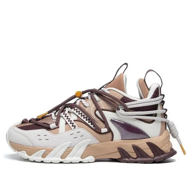 Li-Ning CF Series Sneakers 'Brown White' ARDS017-2 sold by KicksCrew