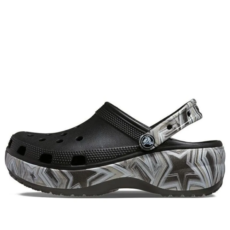 (WMNS) Crocs Classic Crush Disco Clog 'Black' 208123-0C4 sold by KicksCrew