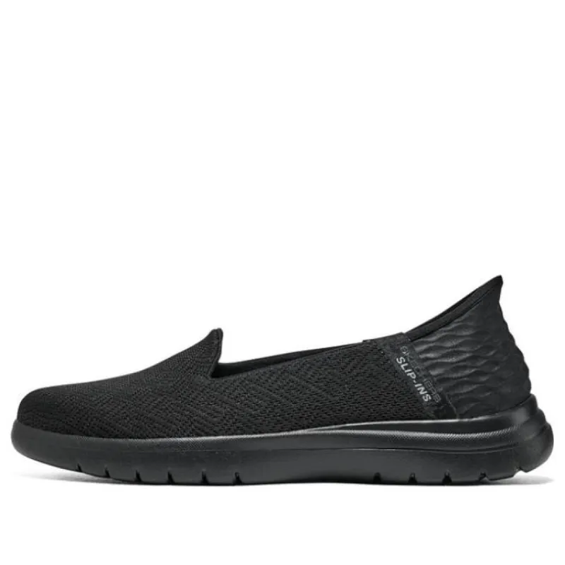 (WMNS) Skechers On-The-Go Flex Slip-Ins 'Pure Black' 136542-BBK sold by KicksCrew