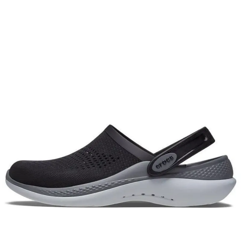 (GS) Crocs LiteRide 360 Clogs 'Black Grey' 207021-0DD sold by KicksCrew