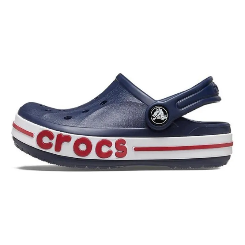 (GS) Crocs Bayaband Clog 'Navy White Red' 207019-410 sold by KicksCrew
