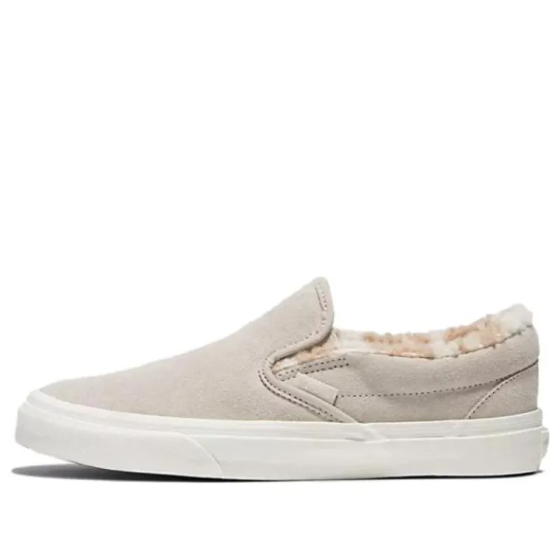 Vans Classic Slip-On Cozy Hug Sherpa 'Beige' VN000BVZBLL sold by KicksCrew