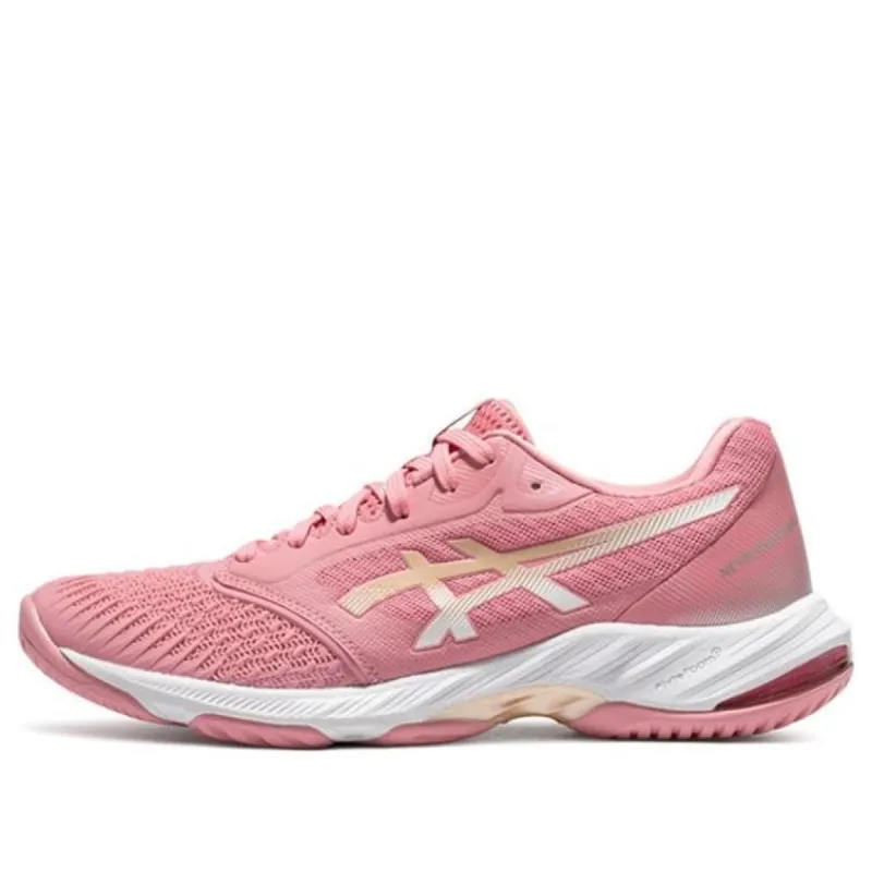 (WMNS) ASICS Gel-Netburner Ballistic FF 3 'Pink White' 1052A069-700 sold by KicksCrew