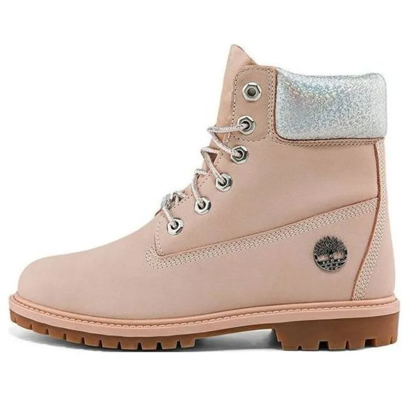 (WMNS) Timberland Heritage 6 Inch Waterproof Boots 'Light Pink Nubuck' A2QZNW sold by KicksCrew
