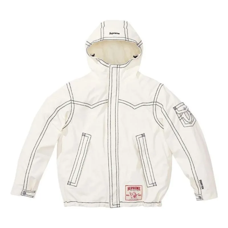 Supreme x True Religion GORE-TEX Shell Jacket 'White Black' SUP-FW22-770 sold by KicksCrew