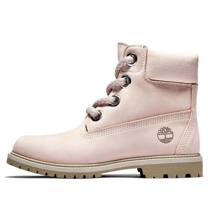 (WMNS) Timberland Heritage 6 Inch Waterproof Boots 'Light Pink Nubuck' A2Q7H662 sold by KicksCrew