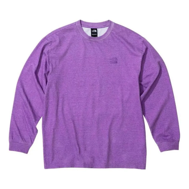 Supreme x The North Face Pigment Printed Crewneck 'Purple' SUP-FW22-765 sold by KicksCrew