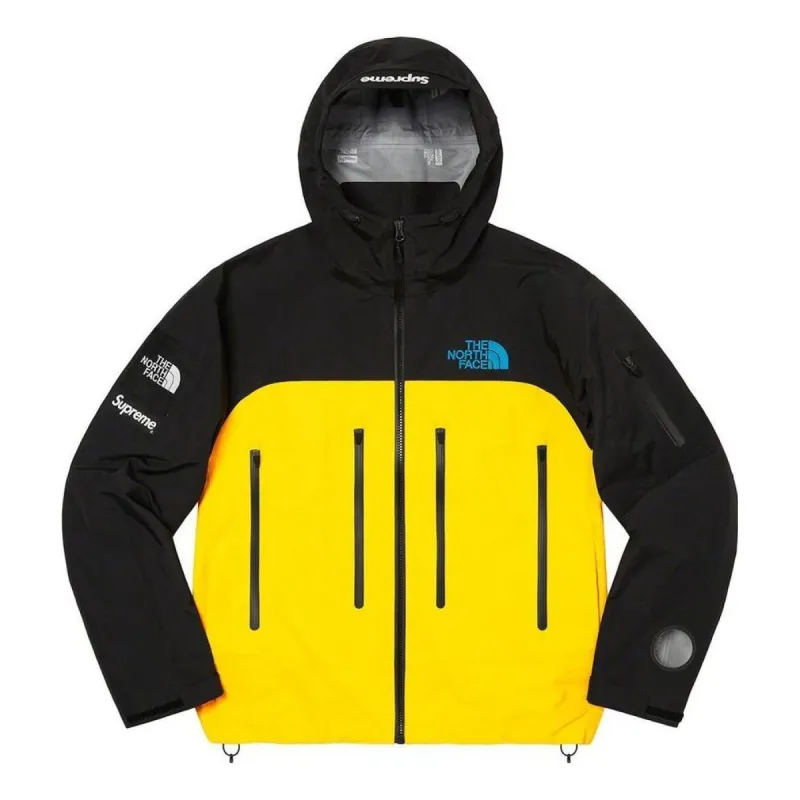 Supreme x The North Face Taped Seam Shell Jacket 'Yellow Black Blue' SUP-FW22-758 sold by KicksCrew