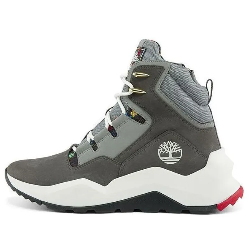 Timberland Madbury Side Zip Wide Fit Sneaker Boots 'Grey Nubuck' A2PTNW sold by KicksCrew
