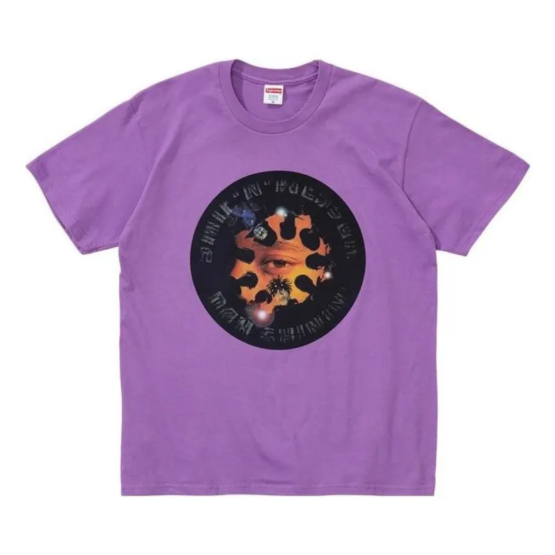 Supreme x Duck Down Music Dah Shinin T-Shirt 'Purple Black' SUP-FW22-596 sold by KicksCrew