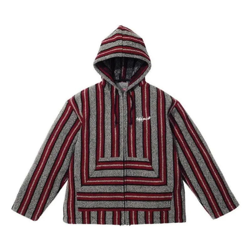 Supreme x Yohji Yamamoto Baja Jacket 'Grey Burgundy' SUP-FW22-411 sold by KicksCrew
