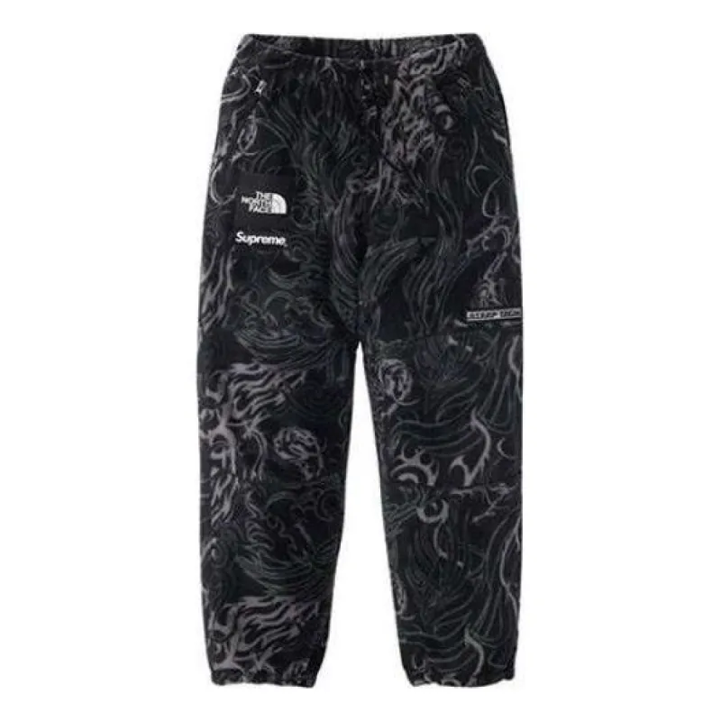 Supreme x The North Face Step Tech Fleece Pants 'Black Grey' SUP-FW22-120 sold by KicksCrew