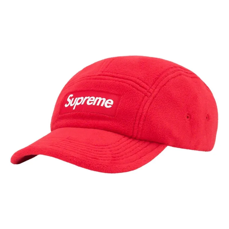 Supreme Polartec Camp Cap 'Red White' SUP-FW22-1091 sold by KicksCrew