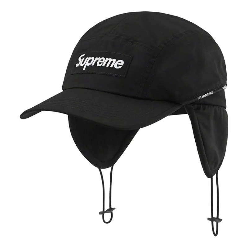 Supreme Packable Earflap Camp Cap 'Black White' SUP-FW22-1079 sold by KicksCrew