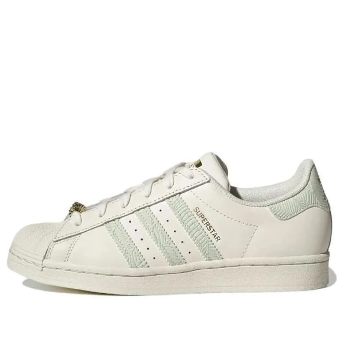 (WMNS) adidas originals Superstar 'Off White Linen Green' HQ6963 sold by KicksCrew