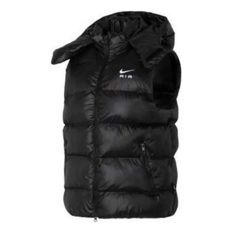Nike Air Therma-FIT Hoody Vest 'Black' FD6428-010 sold by KicksCrew
