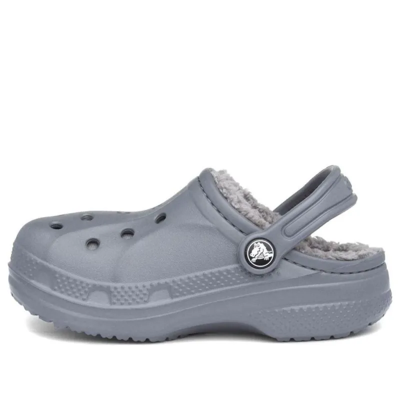 (GS) Crocs Baya Lined Clogs 'Charcoal' 207500-00Q sold by KicksCrew