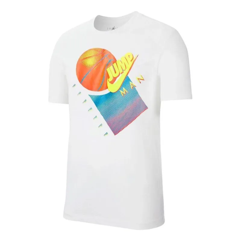 Air Jordan Jumpman Graphic Basketball Short-Sleeve T-Shirt 'White' CJ6288-100 sold by KicksCrew