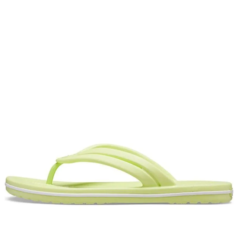 (WMNS) Crocs Crocband Flip 'Light Green' 206100-3U4 sold by KicksCrew