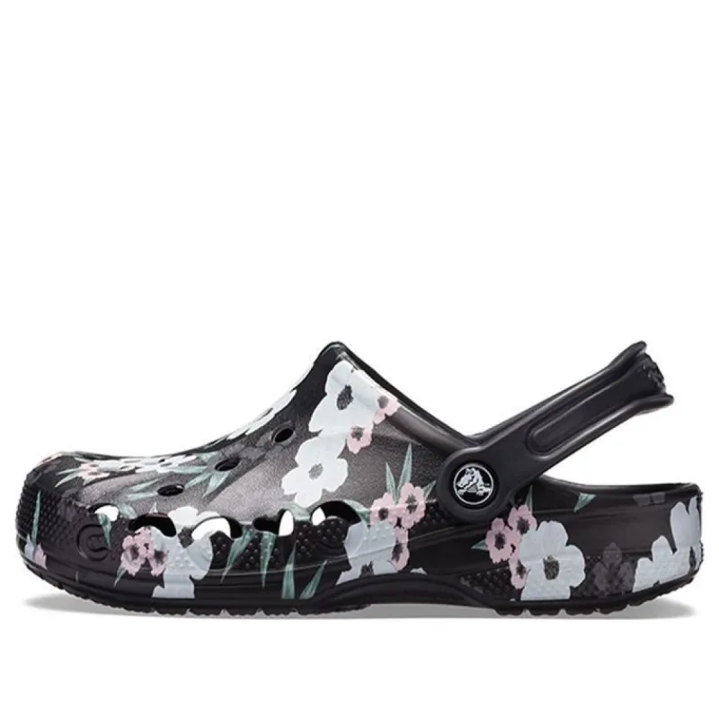 (WMNS) Crocs Baya Printed Clogs 'Tropical Floral Black' 205839-98F sold by KicksCrew
