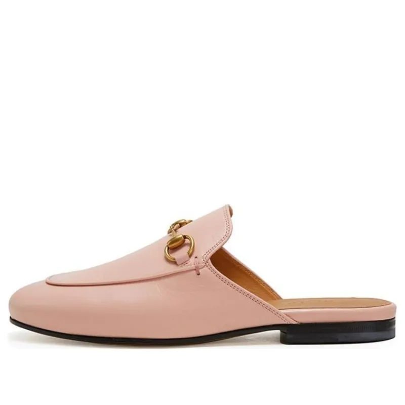 (WMNS) GUCCI Princetown Leather Slipper 'Pink Leather' 423513-C9D00-5909 sold by KicksCrew