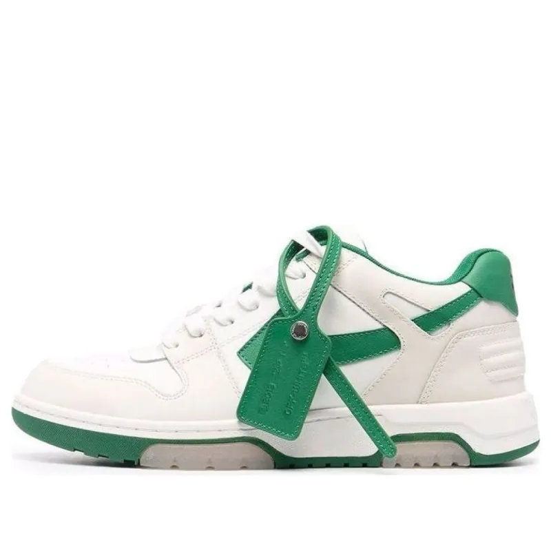Off-White Out Of Office Low-Top sneaker 'Green White' OMIA189F21LEA0010455 sold by KicksCrew