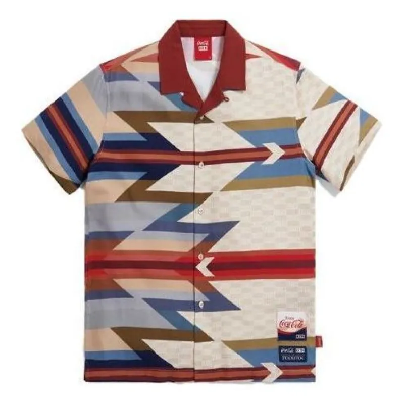 KITH x Coca-Cola x Pendleton Camp Collar Shirt 'Maroon Multi' KH3852-110 sold by KicksCrew