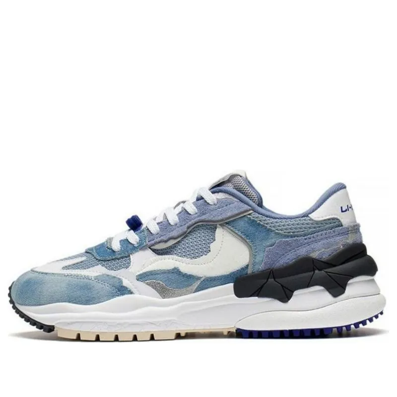 Li-Ning Counterflow Casual Shoes 'Denim Blue White' AGLS157-4 sold by KicksCrew