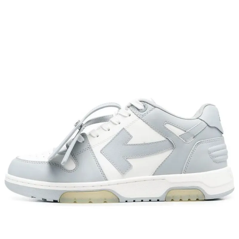 Off-White Out Of Office Low-Top 'Grey White' OMIA189C99LEA0040901 sold by KicksCrew