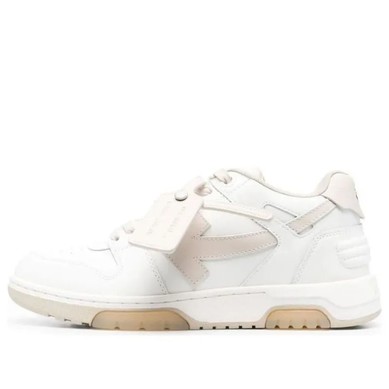 Off-White Out Of Office Low-Top Sneakers 'White Beige' OMIA189C99LEA0040161 sold by KicksCrew