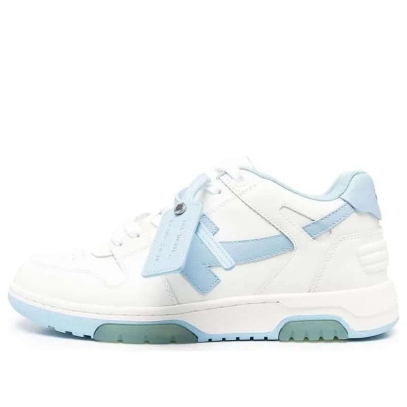 Off-White Out Of Office Leather Sneakers 'White Blue' OMIA189C99LEA0040140 sold by KicksCrew
