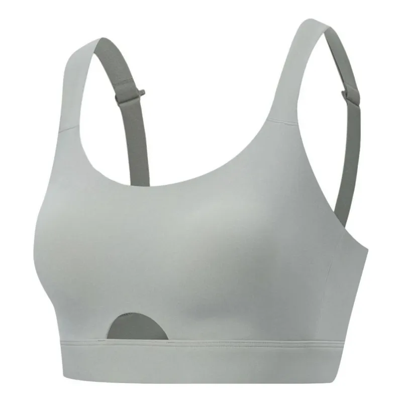 (WMNS) Li-Ning Yoga Sports Bra (Medium Impact) 'Grey' AUBT040-3 sold by KicksCrew