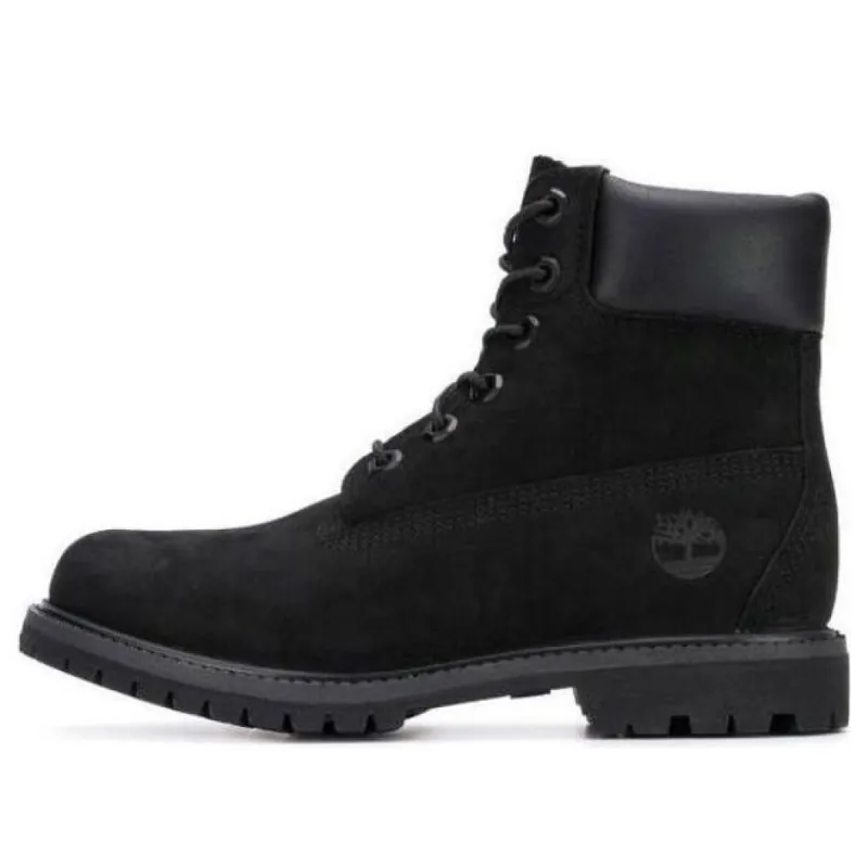 (WMNS) Timberland Premium 6 Inch Boot 'Black Nubuck' TB08658A0011 sold by KicksCrew